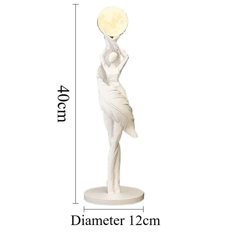 Creative Ornaments Aesthetic Figurines Modern Interior Sculptures Room Decoration Accessories Bedroom Decor Home Decorations